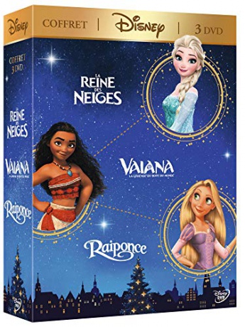 Moana / Tangled / Frozen (Vaiana: Skarb oceanu / Zaplątani / Kraina lodu) (Disney) [BOX] [3DVD]