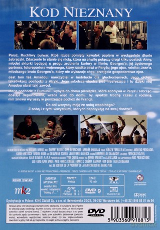 Kod nieznany (Kino Świat) [DVD]