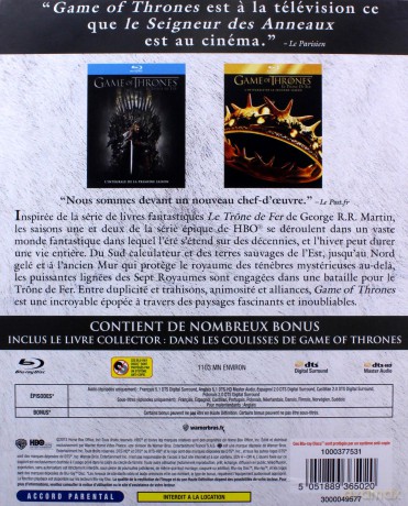 Gra o Tron Sezon 1-2 [10xBlu-Ray]