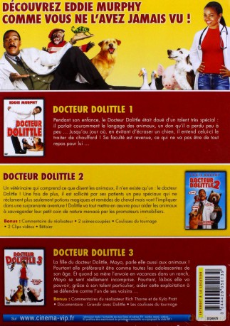 Doctor Dolittle 1-3 [3DVD]