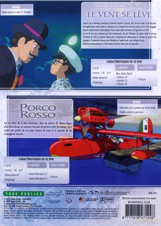 The Wind Rises / Porco Rosso (Zrywa się wiatr / Szkarłatny pilot) [BOX] [2DVD]