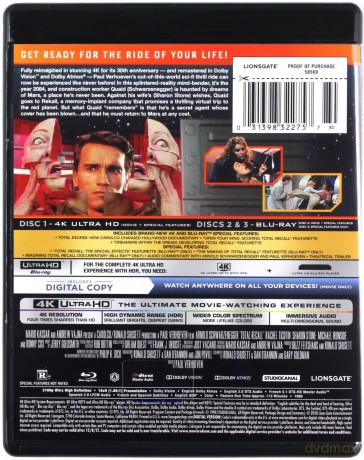 Total Recall (Pamięć absolutna) [Blu-Ray 4K]+[Blu-Ray]