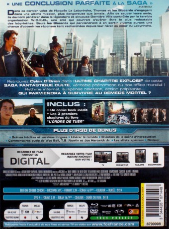 Maze Runner: The Death Cure (Więzień labiryntu: Lek na śmierć) [Blu-Ray]+[DVD]