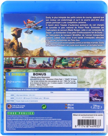 Planes: Fire & Rescue (Samoloty 2) (Disney) [Blu-Ray]