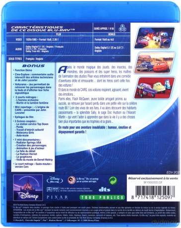 Cars (Auta) (Disney) [Blu-Ray]