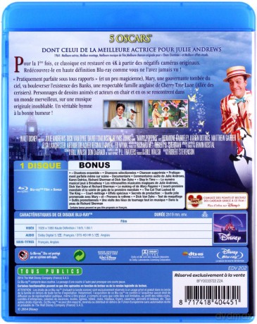 Mary Poppins (Disney) [Blu-Ray]