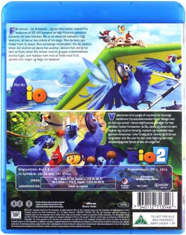 Rio 1-2 [2xBlu-Ray]