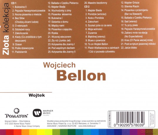 Złota Kolekcja - Wojciech Bellon [2CD]