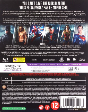 Justice League (Liga Sprawiedliwości) [Blu-Ray]