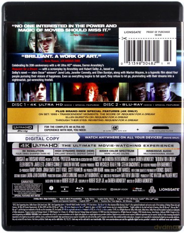 Requiem for a Dream (Requiem dla snu) [Blu-Ray 4K]+[Blu-Ray]