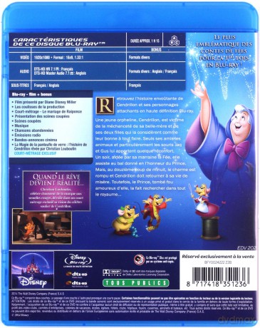 Cinderella (Kopciuszek) (Disney) [Blu-Ray]