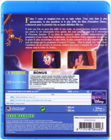 Aladdin (Aladyn) (Disney) [Blu-Ray]