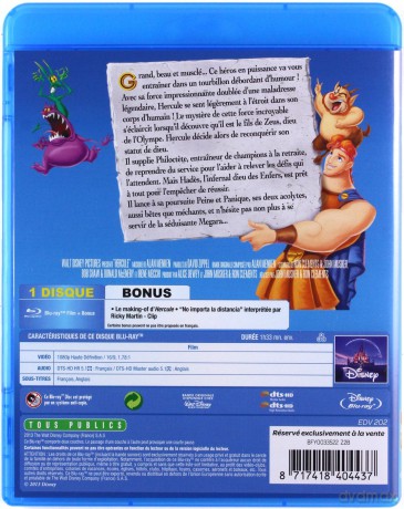 Hercules (Herkules) (Disney) [Blu-Ray]