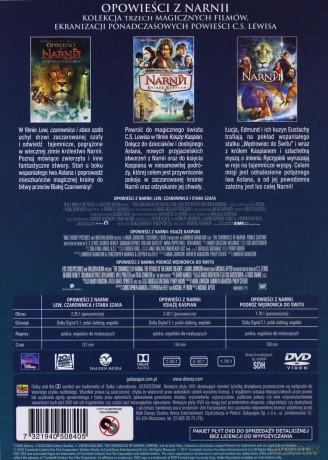 Opowieści z Narnii Kolekcja [3DVD]