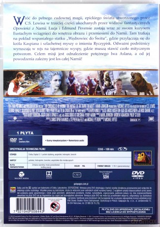 Opowieści z Narnii: Podróż wędrowca do świtu [DVD]