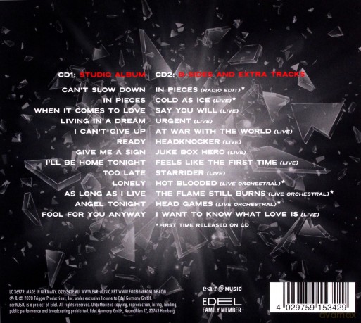 Foreigner: Can't Slow Down Deluxe Edition (digipack) [2CD]