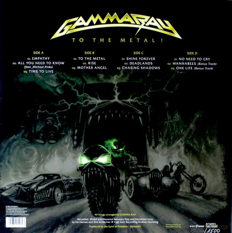 Gamma Ray: To The Metal (RSD) (Orange) [2xWinyl]