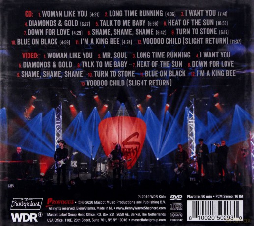 Kenny Wayne Shepherd: Straight To You Live (digipack) [DVD]+[CD]