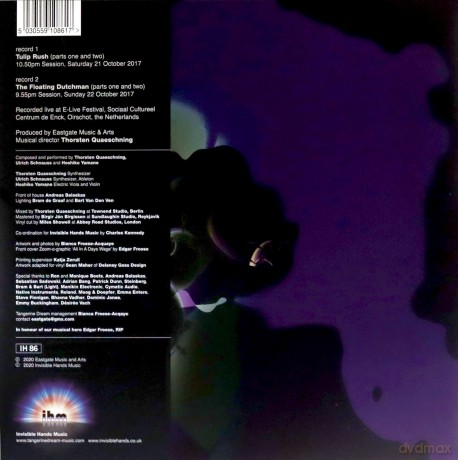 Tangerine Dream: The Sessions II (Purple) [2xWinyl]
