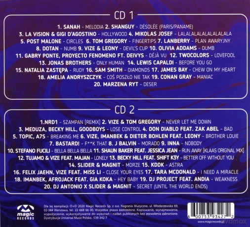 Najlepsze Hity 2020 [2CD]