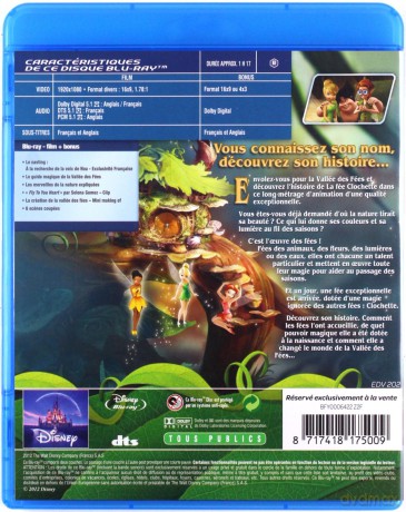 Tinker Bell (Dzwoneczek) (Disney) [Blu-Ray]