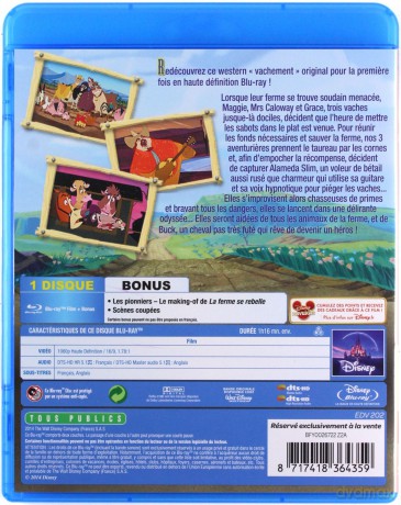 Home on the Range (Rogate ranczo) (Disney) [Blu-Ray]