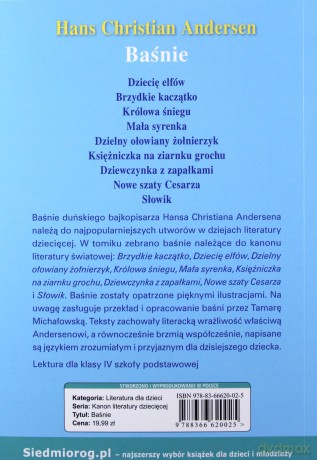 Baśnie Andersena - Hans Christian Andersen [KSIĄŻKA]