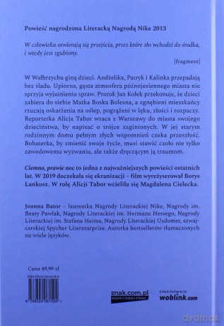 Ciemno, prawie noc - Joanna Bator [KSIĄŻKA]