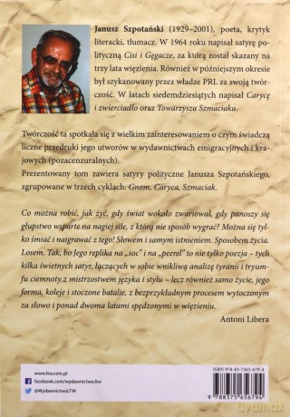 Gnom. Caryca. Szmaciak - Janusz Szpotański [KSIĄŻKA]