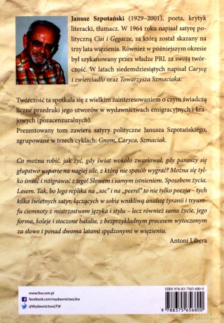 Gnom. Caryca. Szmaciak - Janusz Szpotański [KSIĄŻKA]