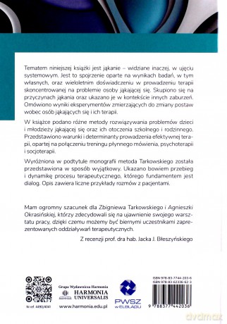 Jąkanie w wieku szkolnym Terapia metodą Tarkowskiego - Zbigniew Tarkowski, Agnieszka Okrasińska [KSIĄŻKA]