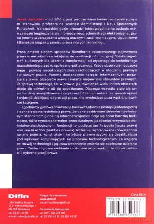 Kierunki filozofii prawa cywilizacji informacyjnej - Jacek Janowski [KSIĄŻKA]