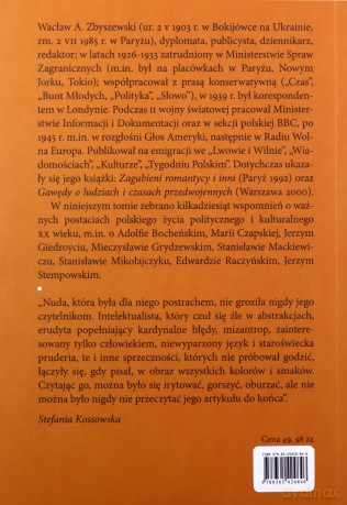 Ludzie, których znałem - Wacław A. Zbyszewski [KSIĄŻKA]