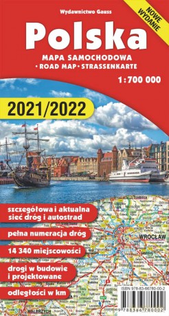 Mapa Polska 700 000 [KSIĄŻKA]
