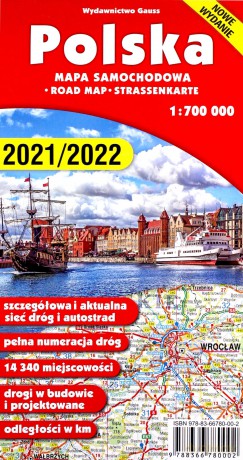 Mapa Polska 700 000 [KSIĄŻKA]