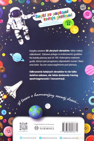Smyki ze smykami kodują guzikami Ćwiczenia rozwijające spostrzegawczość i koncentrację - Katarzyna Michalec [KSIĄŻKA]