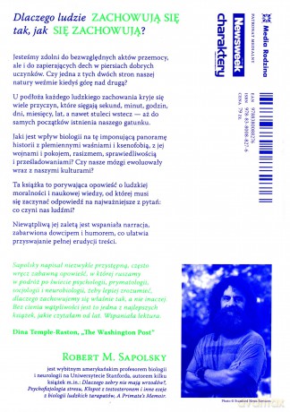 Zachowuj się. Jak biologia wydobywa z ludzi to, co najgorsze, i to, co najlepsze - Robert M. Sapolsky [KSIĄŻKA]
