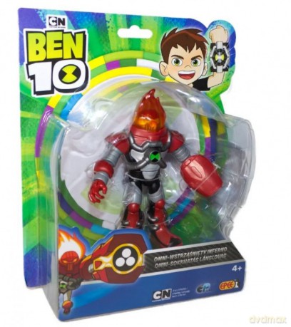 Ben 10 figurka podstawowa z akcesoriami 13 cm OMNI Wstrząśnięty Inferno [FIGURKA]