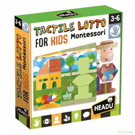 HEADU Montessori Lotto kształty sensoryczne [PUZZLE]