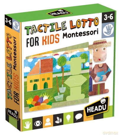 HEADU Montessori Lotto kształty sensoryczne [PUZZLE]