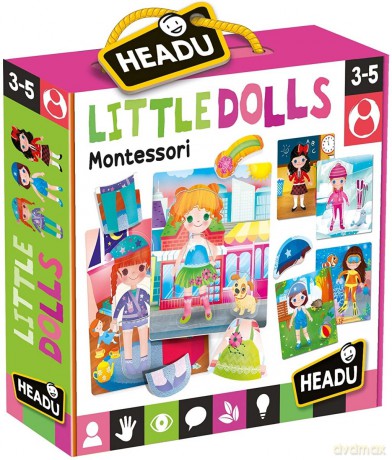 HEADU Montessori Moje małe lalki [PUZZLE]
