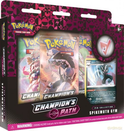 Karty Pokemon TCG Champion's Path Pin November Spikemuth Gym [KARTY]
