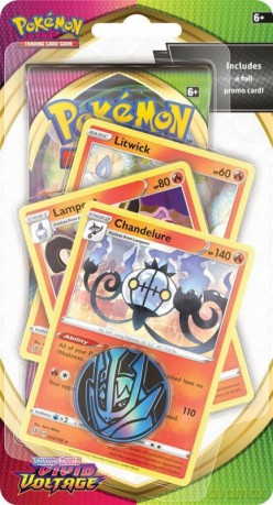 Karty Pokemon TCG Vivid Voltage Premium Checklane Litwick [KARTY]