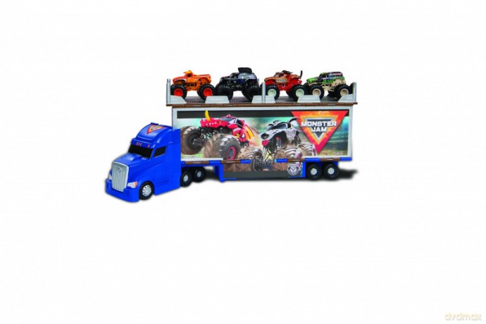 Pojazd transportowy 2w1 MONSTER JAM Hauler Set