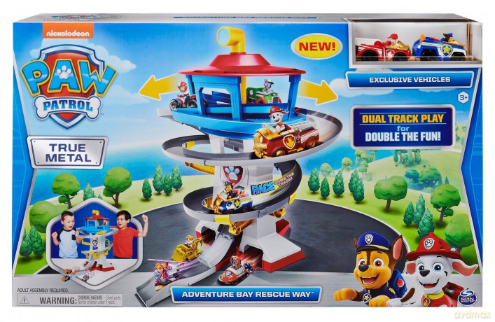 Zestaw z torem PSI PATROL True Metal Adventure Bay