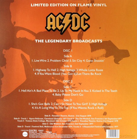 AC/DC: Can I Sit Next To You (Flame Colour) [2xWinyl]