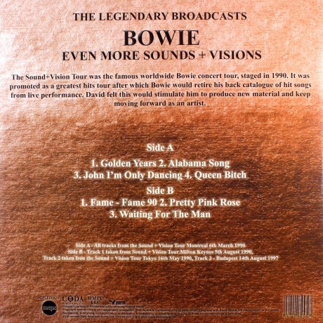 David Bowie: Even More Sounds + Visions (Bronze) [Winyl]