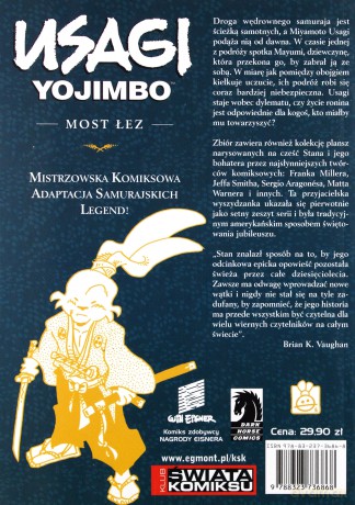 Usagi Yojimbo Most Łez (broszurowa) - Stan Sakai [KSIĄŻKA]