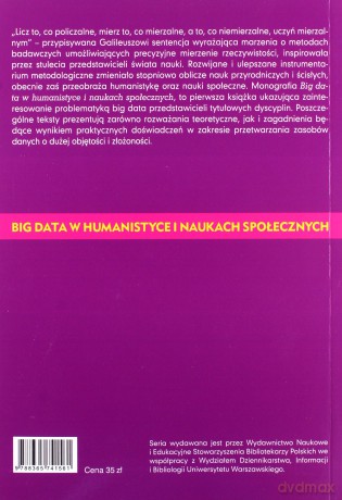 Big data w humanistyce i naukach społecznych [KSIĄŻKA]