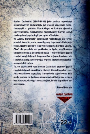 Cień Bafometa - Stefan Grabiński [KSIĄŻKA]